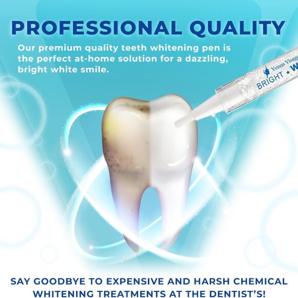 Award Winning Teeth Whitening Pen, 20+ Uses - Teeth whitening Kit Professionally - Picture 8 of 9